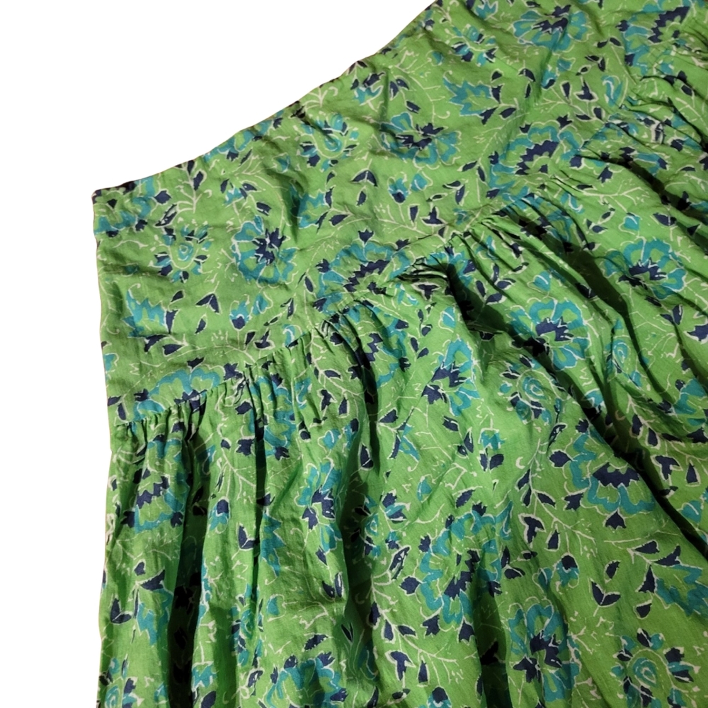 LuLus Green Maxi Skirt NWOT